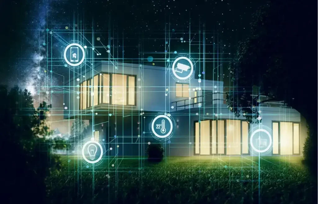 Instalaciones domóticas: cómo transformar tu vivienda en un espacio inteligente y seguro Una casa domótica con sus respectivos controles